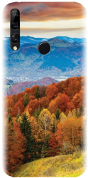 Husa din silicon compatibila cu Huawei Y9 2019 - model Autumn Mountain Fall Rusty Forest 