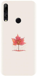 Husa din silicon compatibila cu Huawei Y9 2019 - model Autumn Tree Leaf 