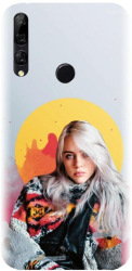 Husa din silicon compatibila cu Huawei Y9 2019 - model Billie Eilish 