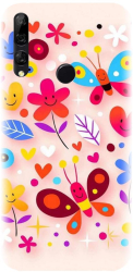 Husa din silicon compatibila cu Huawei Y9 2019 - model Butterfly 002 