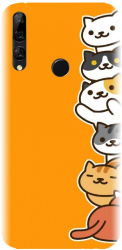 Husa din silicon compatibila cu Huawei Y9 2019 - model Cat Tower 