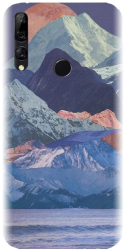 Husa din silicon compatibila cu Huawei Y9 2019 - model Collage Mountain 