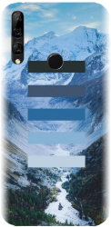 Husa din silicon compatibila cu Huawei Y9 2019 - model Color Scheme Iarna 