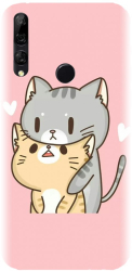 Husa din silicon compatibila cu Huawei Y9 2019 - model Kitty Love 
