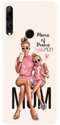Husa din silicon compatibila cu Huawei Y9 2019 - model Mama 