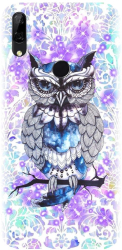 Husa din silicon compatibila cu Huawei Y9 Prime 2019 - model Abstract Owl 