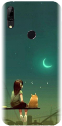 Husa din silicon compatibila cu Huawei Y9 Prime 2019 - model Cat And Girl 