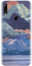 Husa din silicon compatibila cu Huawei Y9 Prime 2019 - model Collage Mountain 