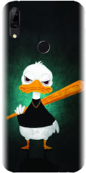 Husa din silicon compatibila cu Huawei Y9 Prime 2019 - model Duck With A Bat 