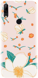 Husa din silicon compatibila cu Huawei Y9 Prime 2019 - model Floral 