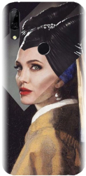 Husa din silicon compatibila cu Huawei Y9 Prime 2019 - model Girl With A Pearl 