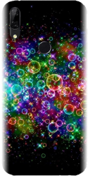 Husa din silicon compatibila cu Huawei Y9 Prime 2019 - model Rainbow Colored Soap Bubbles 