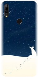 Husa din silicon compatibila cu Huawei Y9 Prime 2019 - model Winter Night