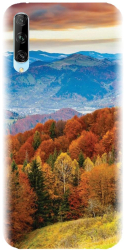 Husa din silicon compatibila cu Huawei Y9s - model Autumn Mountain Fall Rusty Forest 