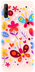Husa din silicon compatibila cu Huawei Y9s - model Butterfly 002 