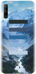 Husa din silicon compatibila cu Huawei Y9s - model Color Scheme Iarna 