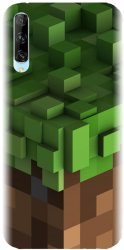 Husa din silicon compatibila cu Huawei Y9s - model Minecraft 