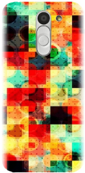 Husa din silicon compatibila cu Lg Bello 2 - model Colorful Abstract 
