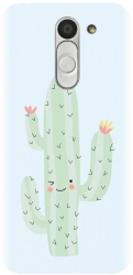 Husa din silicon compatibila cu Lg Bello - model Cactus 