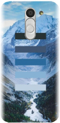 Husa din silicon compatibila cu Lg Bello - model Color Scheme Iarna 