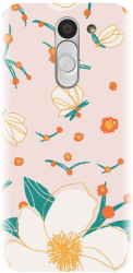 Husa din silicon compatibila cu Lg Bello - model Floral 