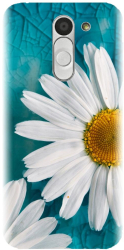 Husa din silicon compatibila cu Lg Bello - model Flower Power 