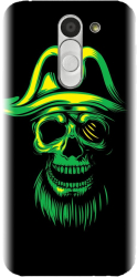 Husa din silicon compatibila cu Lg Bello - model Pirate Skull 