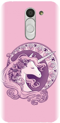 Husa din silicon compatibila cu Lg Bello - model Purple Unicorn 