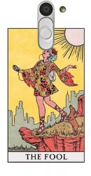 Husa din silicon compatibila cu Lg Bello - model Tarot The Fool Clasic 