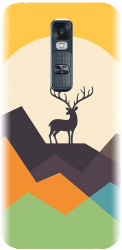 Husa din silicon compatibila cu Lg Class - model Abstract Deer 