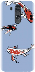 Husa din silicon compatibila cu Lg G3S - model Fish 