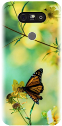 Husa din silicon compatibila cu Lg G5 - model Butterfly 001 