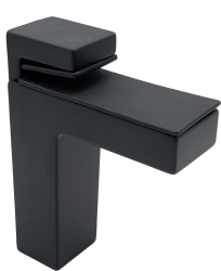 Consola raft polita finisaj negru mat 8-58 mm 