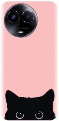 Husa din silicon compatibila cu Realme 11 4g - model Black Cat 