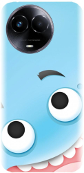 Husa din silicon compatibila cu Realme 11 4g - model Cute Blue 