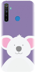 Husa din silicon compatibila cu Realme 6i - model Urs Koala 