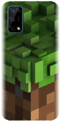 Husa din silicon compatibila cu Realme 7 5G - model Minecraft 