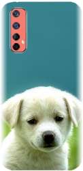 Husa din silicon compatibila cu Realme 7 - model Puppy Style 