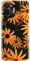 Husa din silicon compatibila cu Realme 9i 4G Global - model Yellow Flowers 