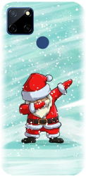 Husa din silicon compatibila cu Realme C21 - model Santa Dance 