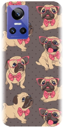 Husa din silicon compatibila cu Realme GT Neo 3 5G - model Puppy 
