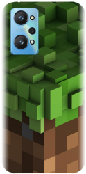 Husa din silicon compatibila cu Realme GT Neo2 - model Minecraft 