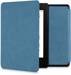 Husa pentru Amazon Kindle Paperwhite 11 Kwmobile Albastru Piele ecologica 57159.78 