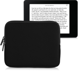 Husa universala pentru eBook Reader de 7 inch Kwmobile Negru Textil 57397.01 