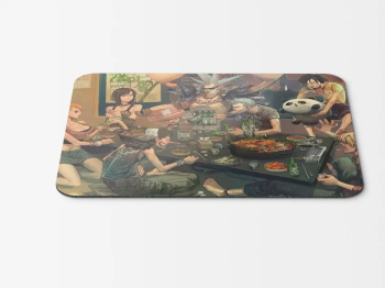 Mouse Pad One Piece Monkey Luffy Nami Ussop - 21.5 x 27 x 0.3cm 