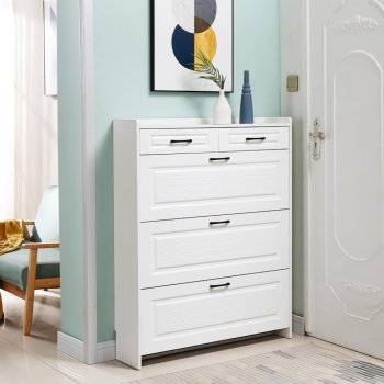 Pantofar H90 MDF White 90x24x120cm 