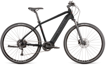 Bicicleta Electrica Terram 5 Negru-Gri-Rosu Marime M 