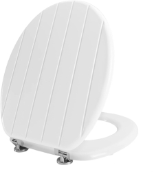 Capac pentru toaleta in forma de O alb MDF Vivo LPM-113 