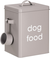 Cutie hrana pentru animale de companie Navaris Gri Metal 57193.19.1 