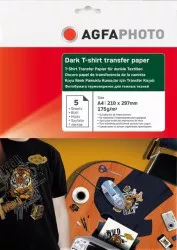 Hartie pentru transfer termic Agfa format A4 DARK T-SHIRT 5 coli 